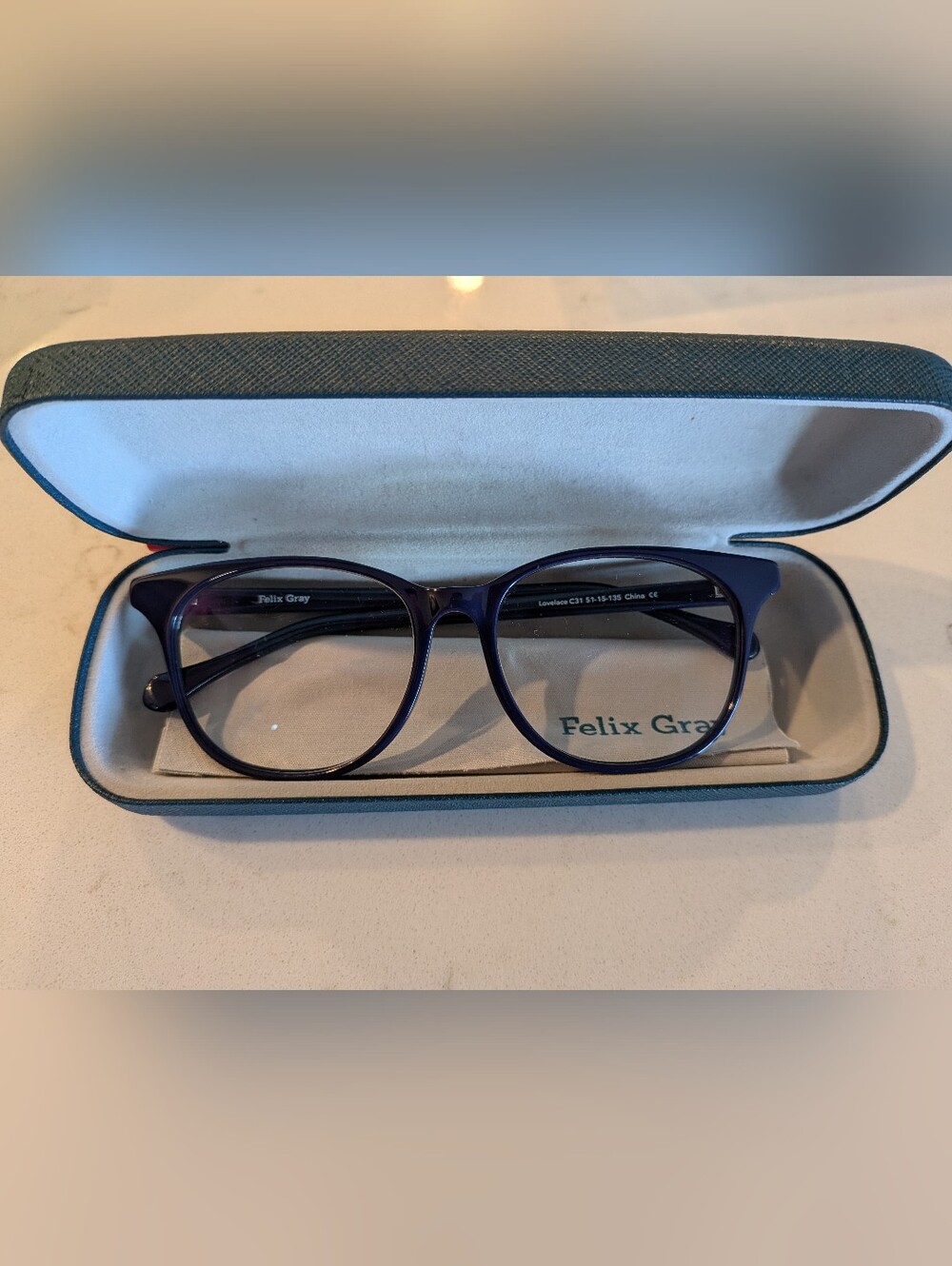 Navy Felix Gray Blue Light Glasses